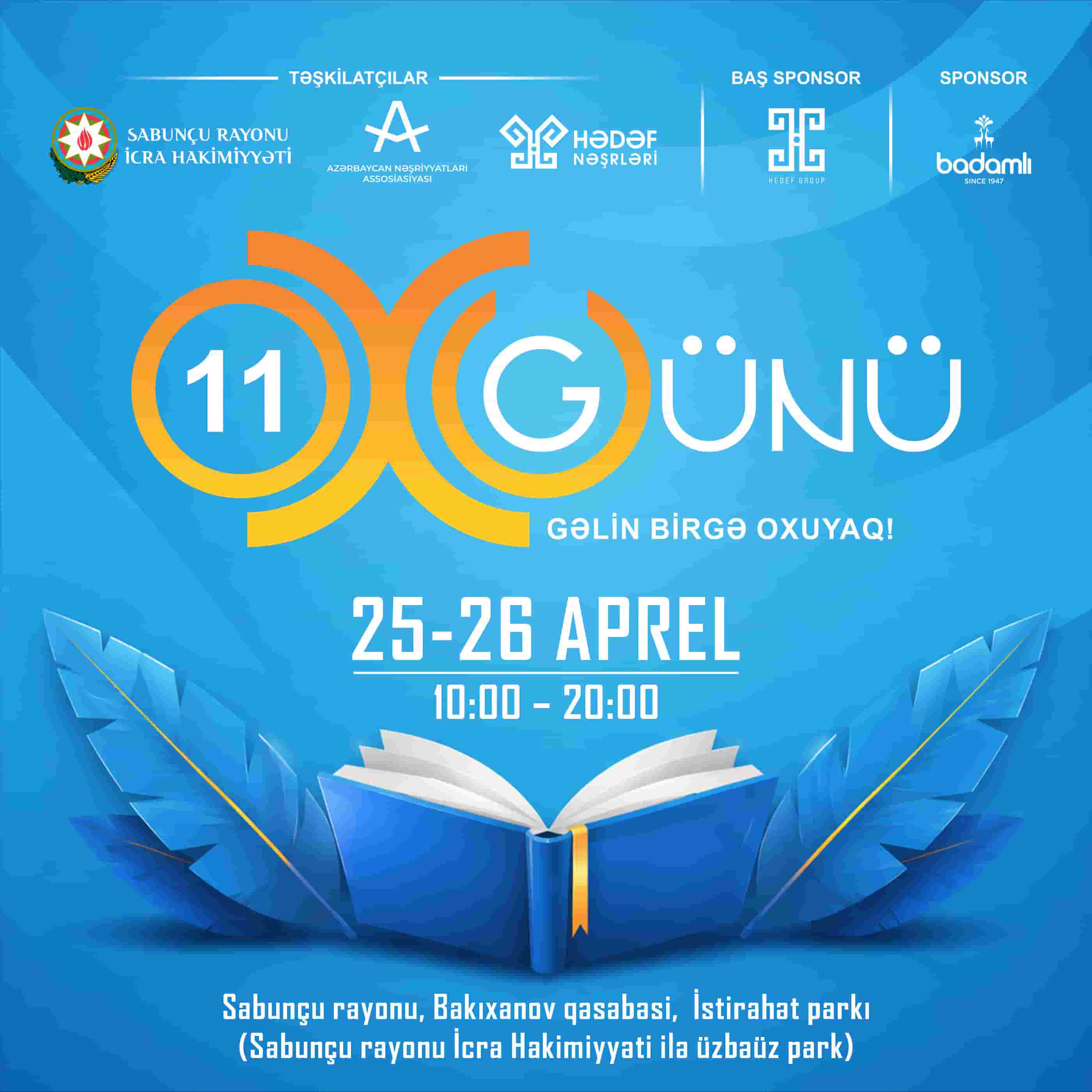 Bakıda “Oxu Günü–11 Kitab Festivalı” keçiriləcək