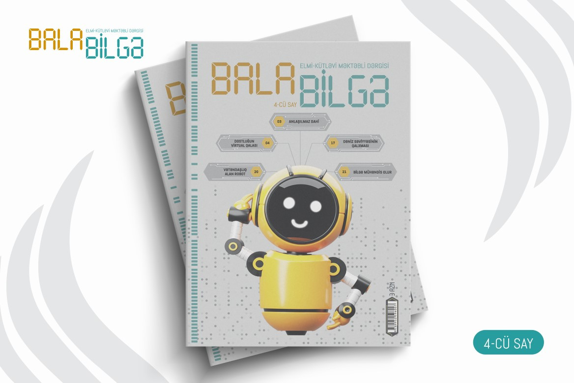 Юные учёные лицея Hədəf STEAM получили "Balabilgə" – научно-популярный школьный журнал, созданный Hədəf Publications для детей.