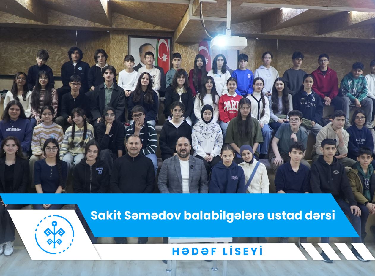 Sakit Səmədov balabilgələr üçün ustad dərsi keçib